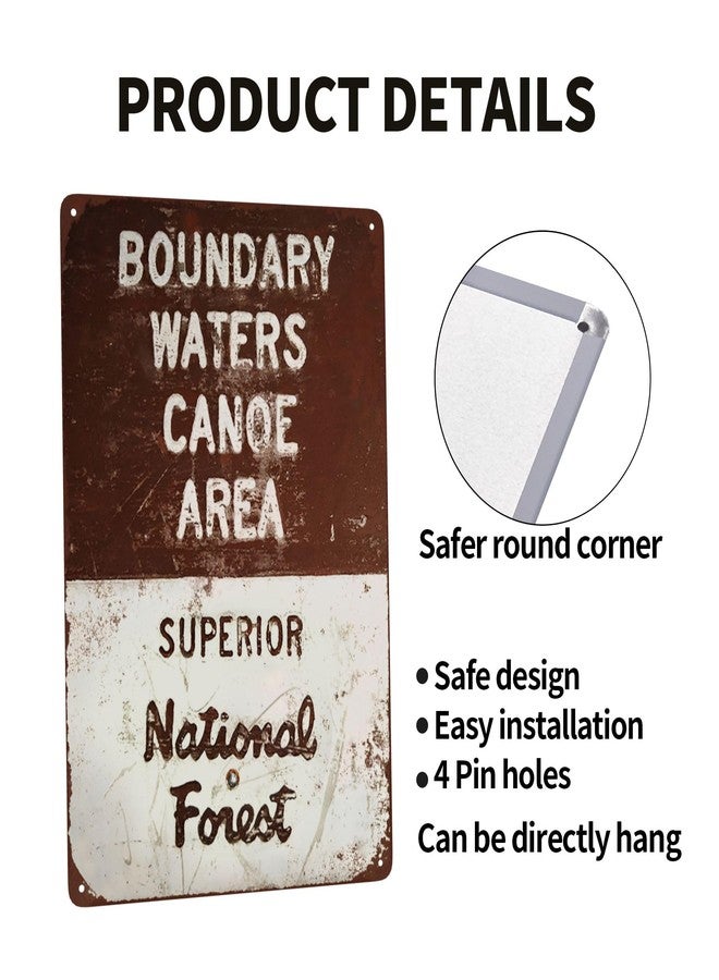 Custom Kraze Boundary Waters Canoe Area Reproduction Metal Sign 8 x 12 - Image 5